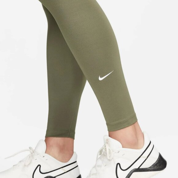 Nike Dri Fit Green Leggings Size Large (L) - Picture 3 of 9